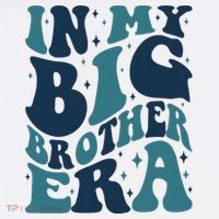 In My Big Brother Era Family Brother Women's Hoodie thumb 2