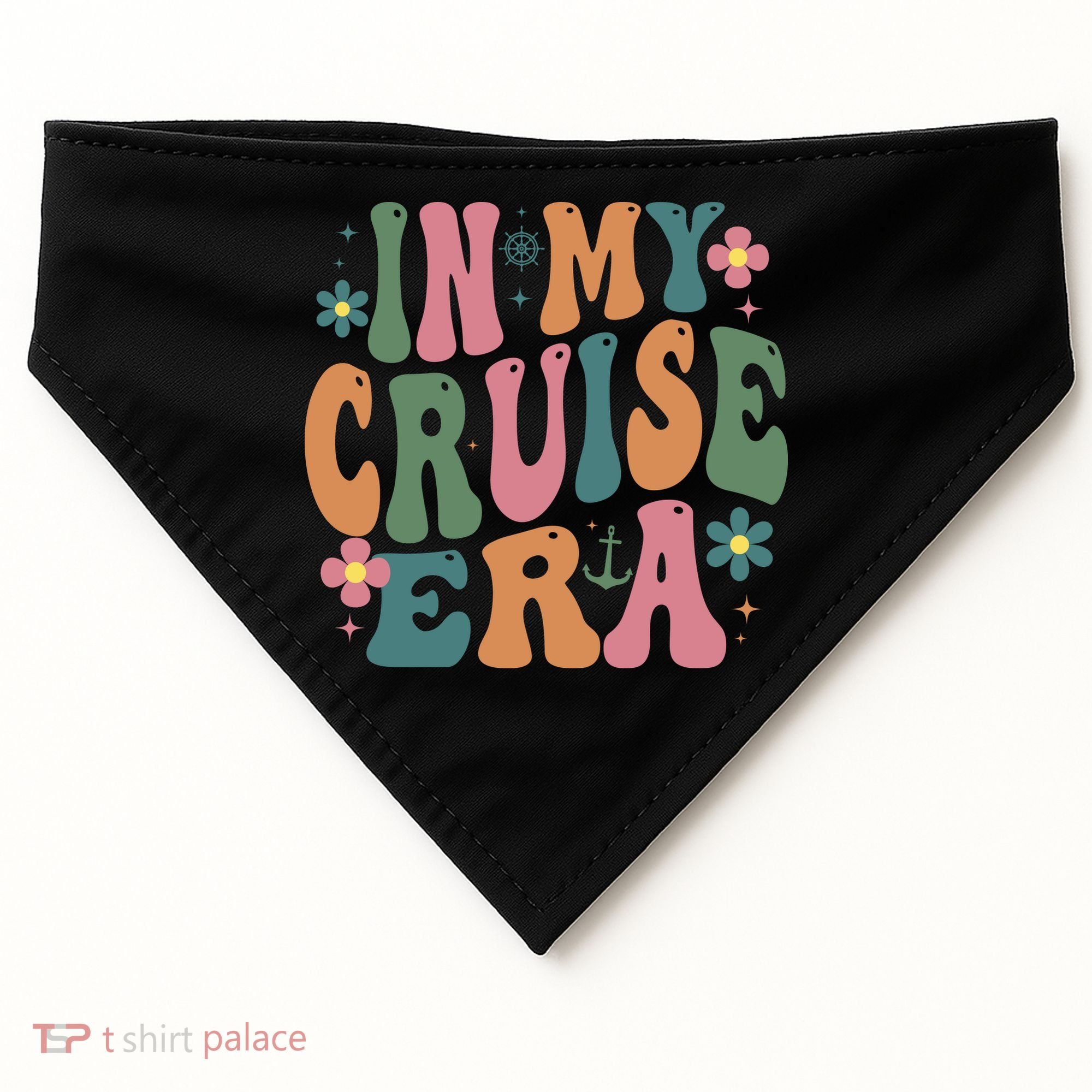 In My Cruise Era Cruising Lover USA-Made Doggie Bandana