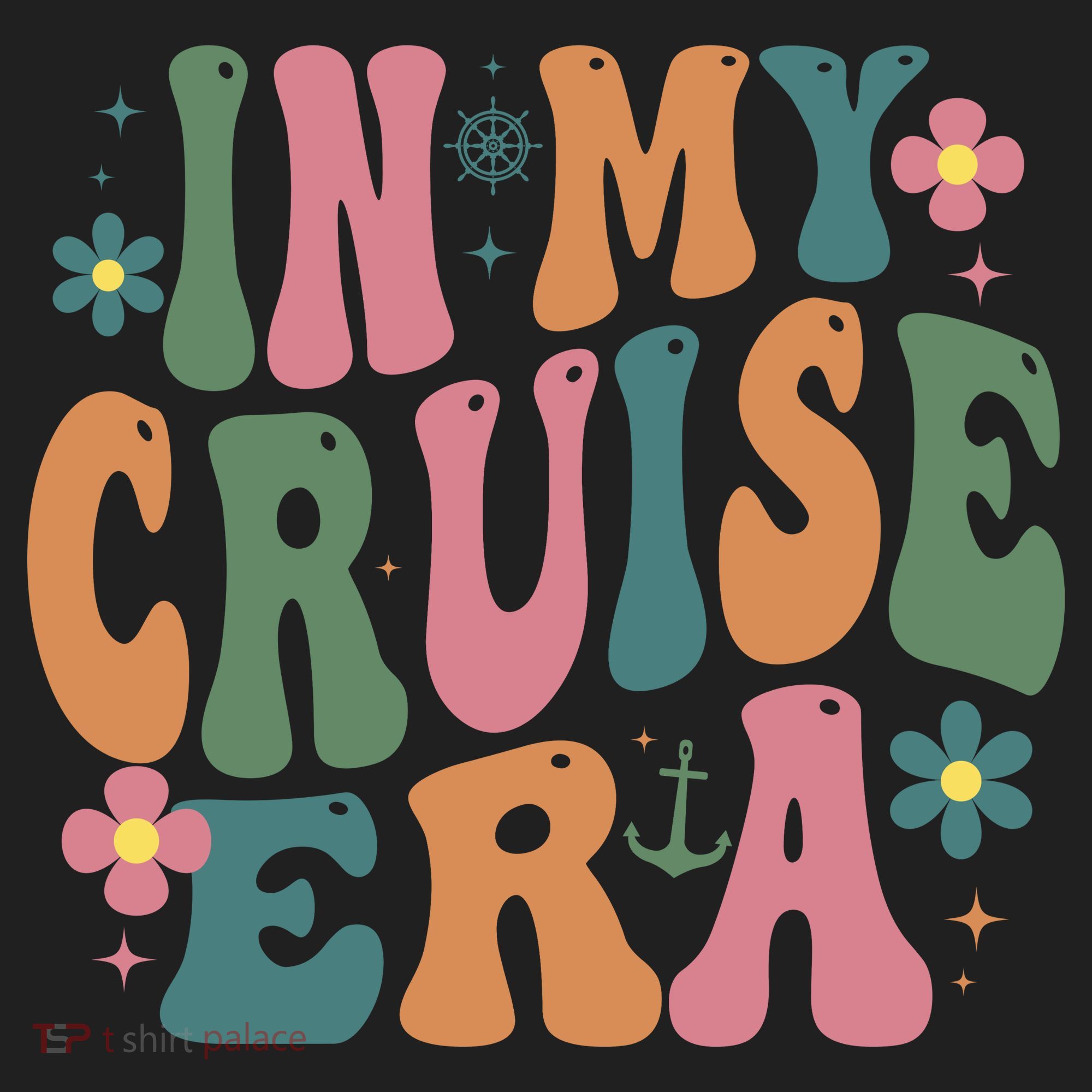In My Cruise Era Cruising Lover Golf Towel