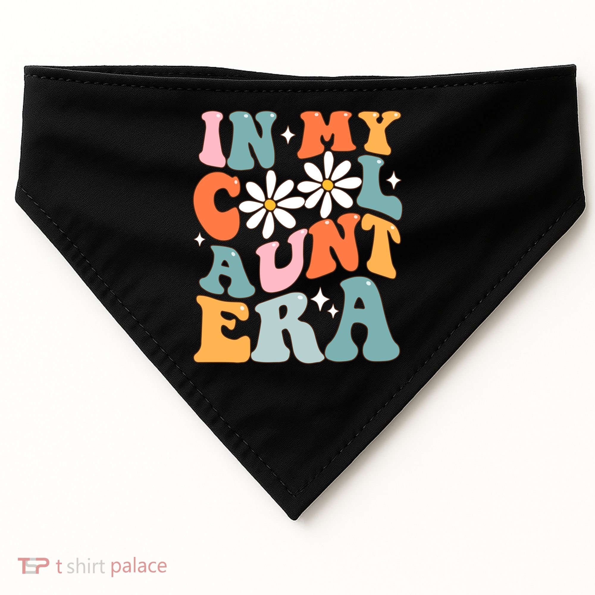 In My Cool Aunt Era Smile Mothers Day Cool Funny Gift For Auntie Gift USA-Made Doggie Bandana
