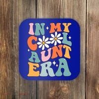 In My Cool Aunt Era Smile Mothers Day Cool Funny Gift For Auntie Gift Coaster thumb 0