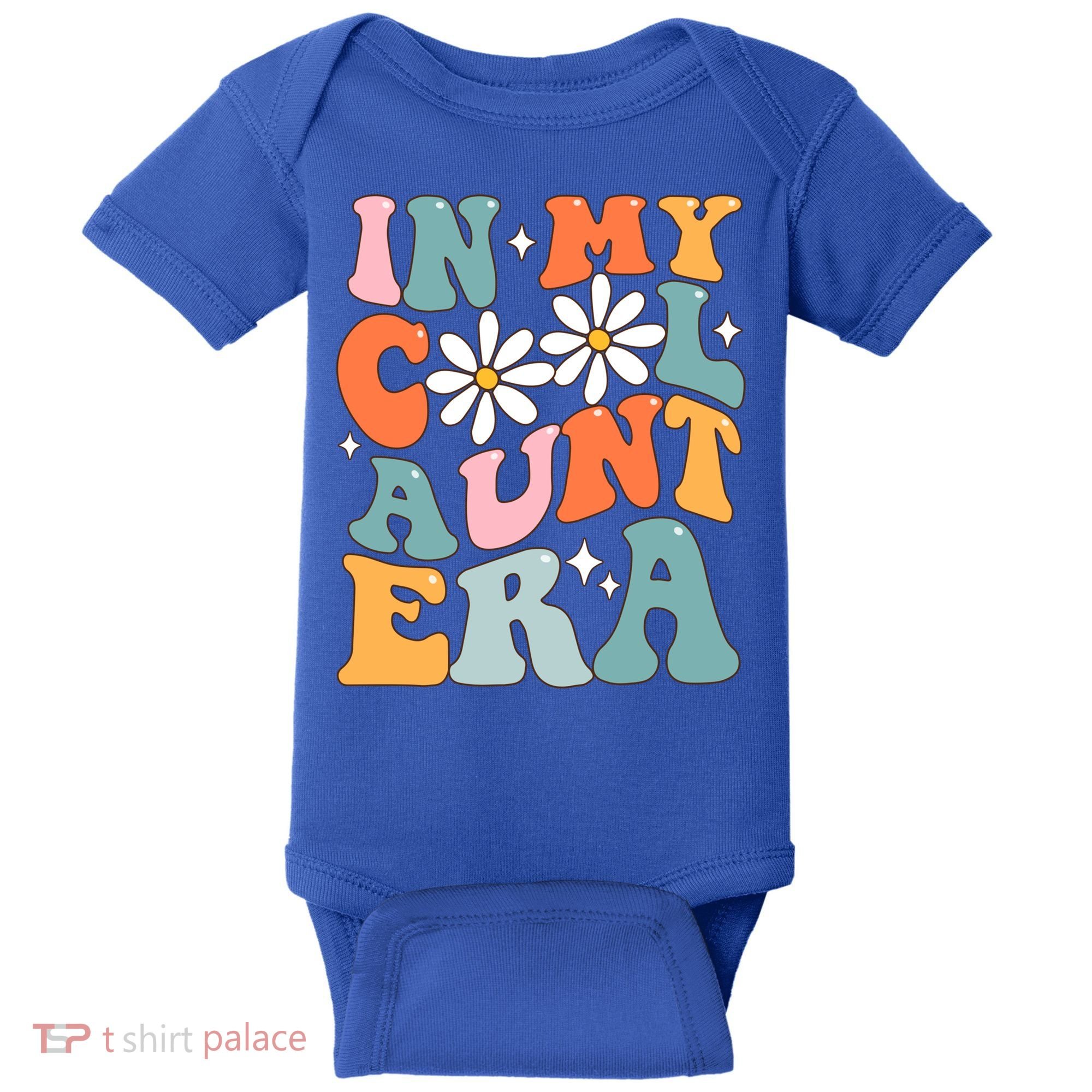 In My Cool Aunt Era Smile Mothers Day Cool Funny Gift For Auntie Gift Baby Bodysuit