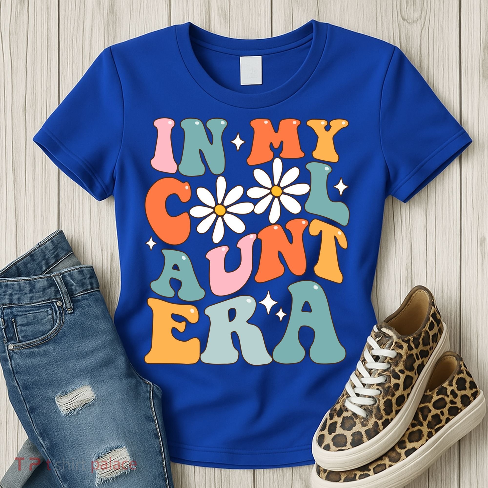 In My Cool Aunt Era Smile Mothers Day Cool Funny Gift For Auntie Gift Women's T-Shirt