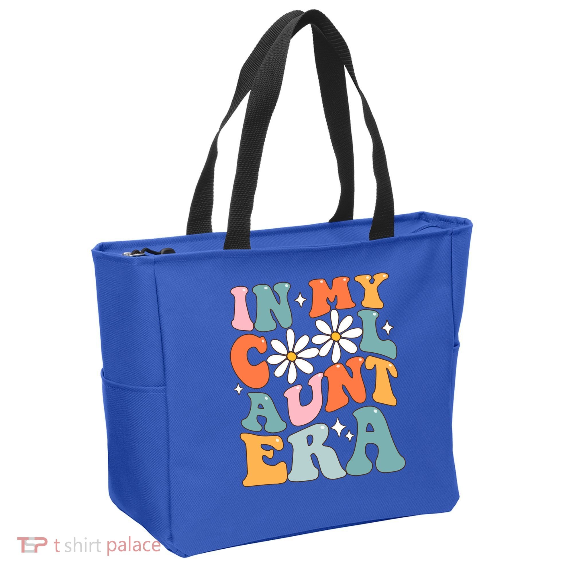 In My Cool Aunt Era Smile Mothers Day Cool Funny Gift For Auntie Gift Tote Bag