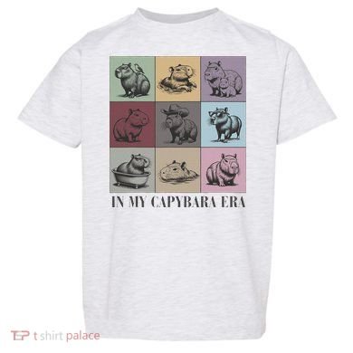 In My Capybara Era Capybara Lover Gift Toddler T-Shirt