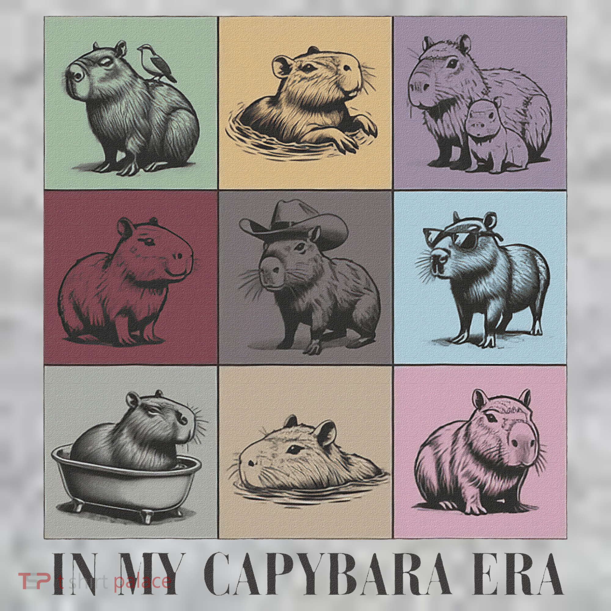 In My Capybara Era Capybara Lover Gift Toddler T-Shirt
