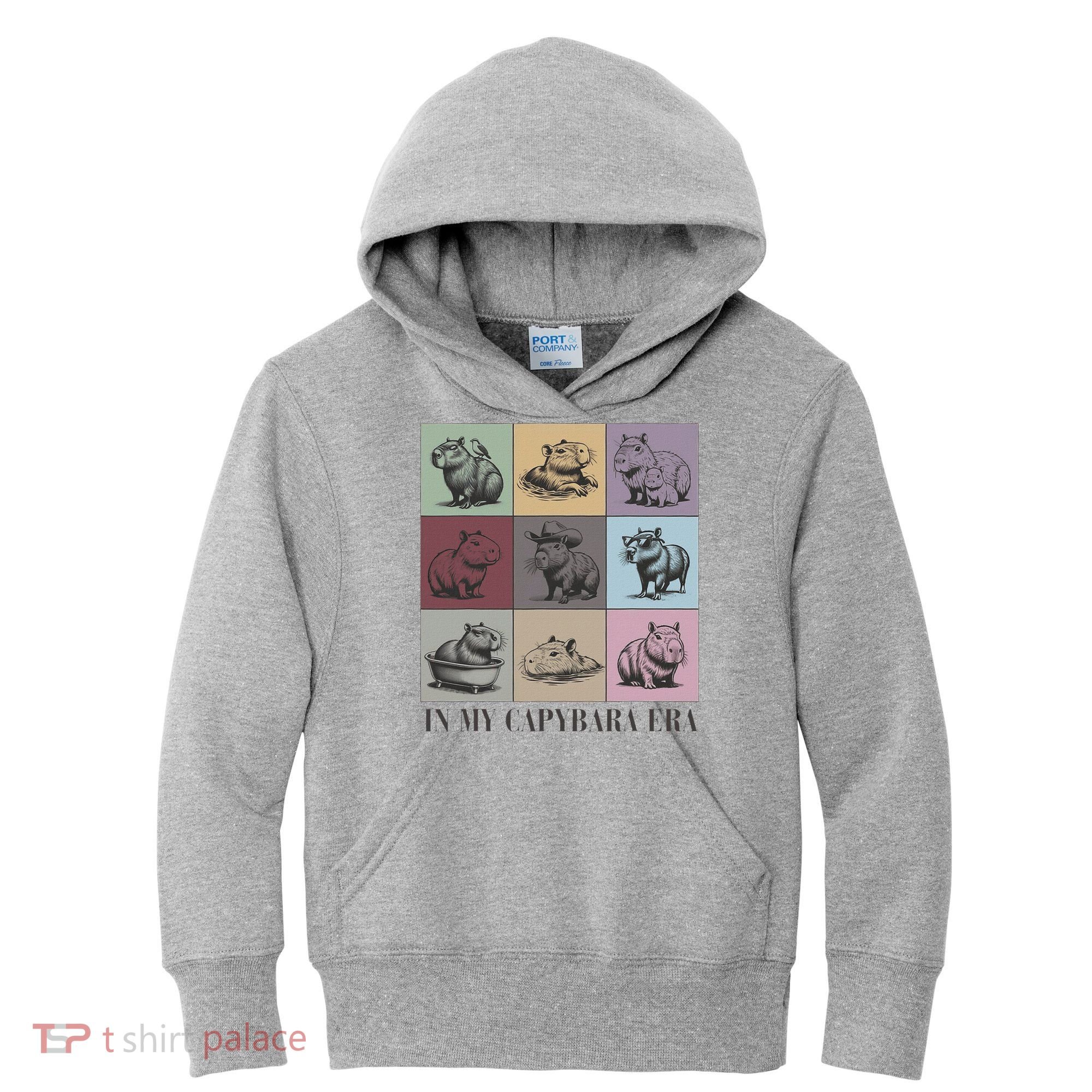 In My Capybara Era Capybara Lover Gift Kids Hoodie