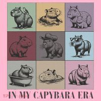 In My Capybara Era Capybara Lover Gift Coaster thumb 2