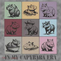 In My Capybara Era Capybara Lover Gift Toddler Hoodie thumb 2