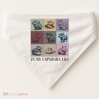 In My Capybara Era Capybara Lover Gift USA-Made Doggie Bandana thumb 0