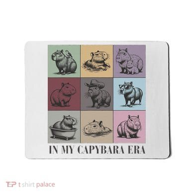 In My Capybara Era Capybara Lover Gift Mousepad