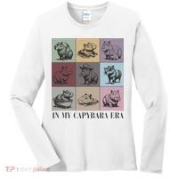 In My Capybara Era Capybara Lover Gift Women's Long Sleeve Shirt thumb 0