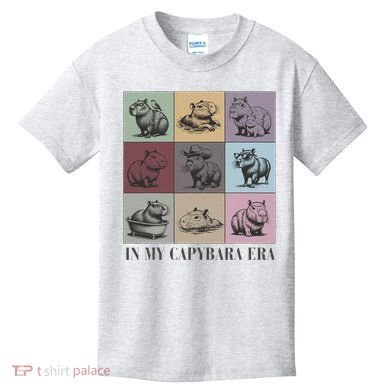 In My Capybara Era Capybara Lover Gift Kids T-Shirt