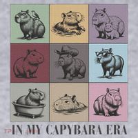 In My Capybara Era Capybara Lover Gift Women's Sweatshirt thumb 2