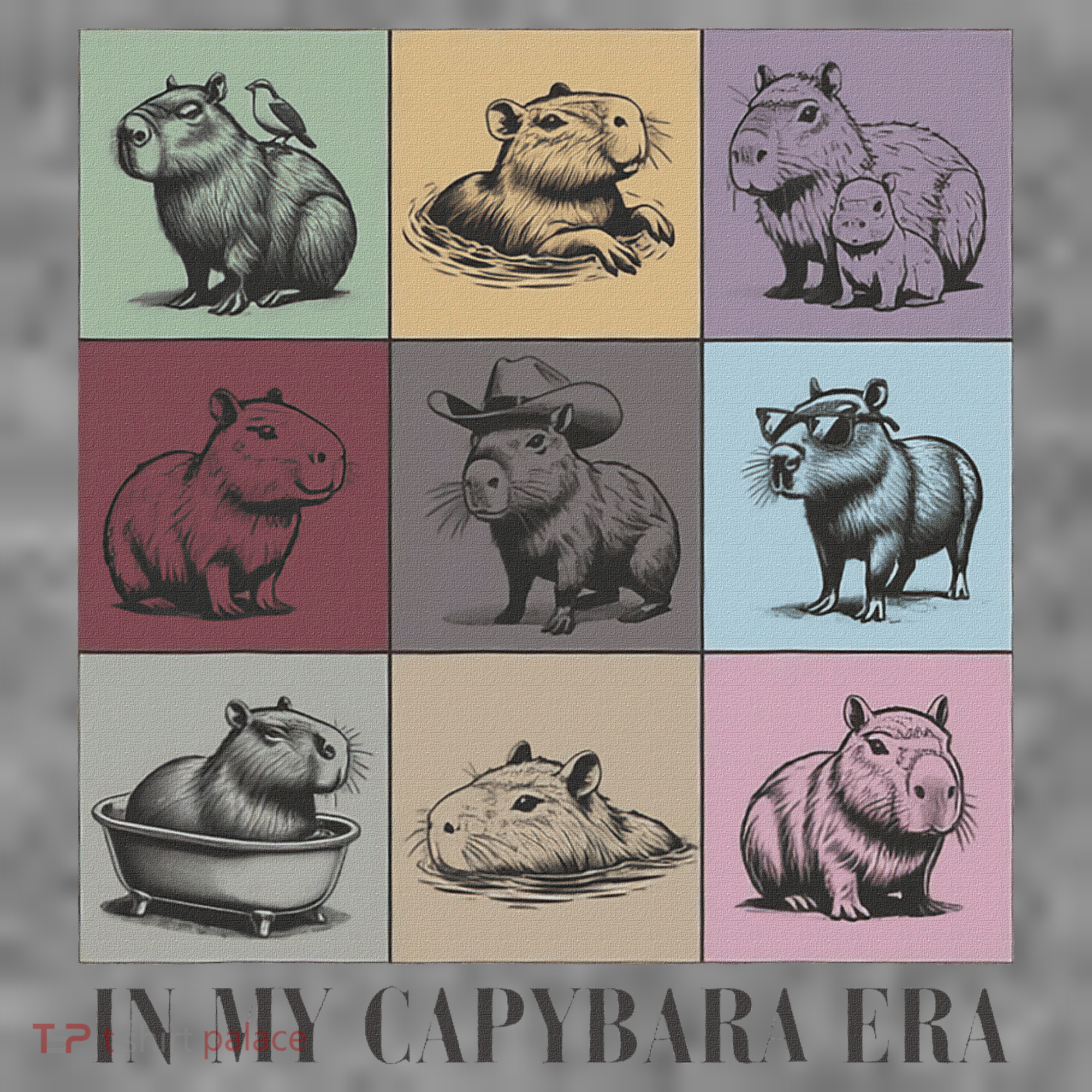 In My Capybara Era Capybara Lover Gift Toddler Hoodie