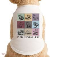 In My Capybara Era Capybara Lover Gift Doggie Tank thumb 0