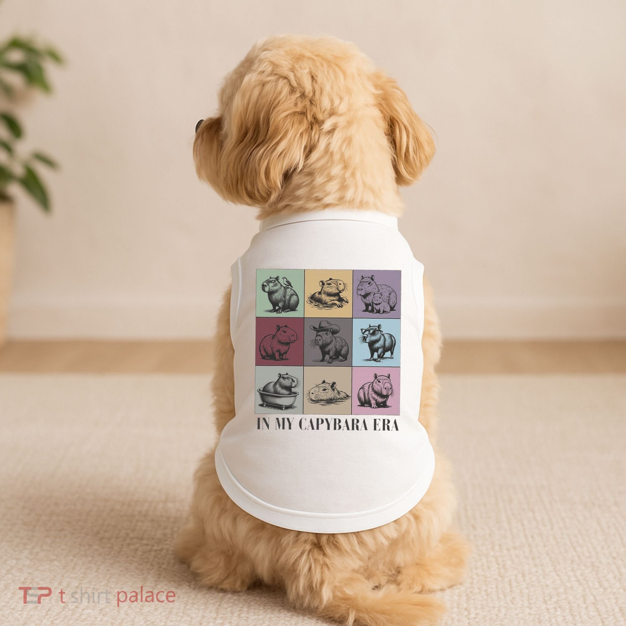 In My Capybara Era Capybara Lover Gift Doggie Tank