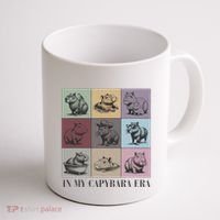 In My Capybara Era Capybara Lover Gift Coffee Mug thumb 1