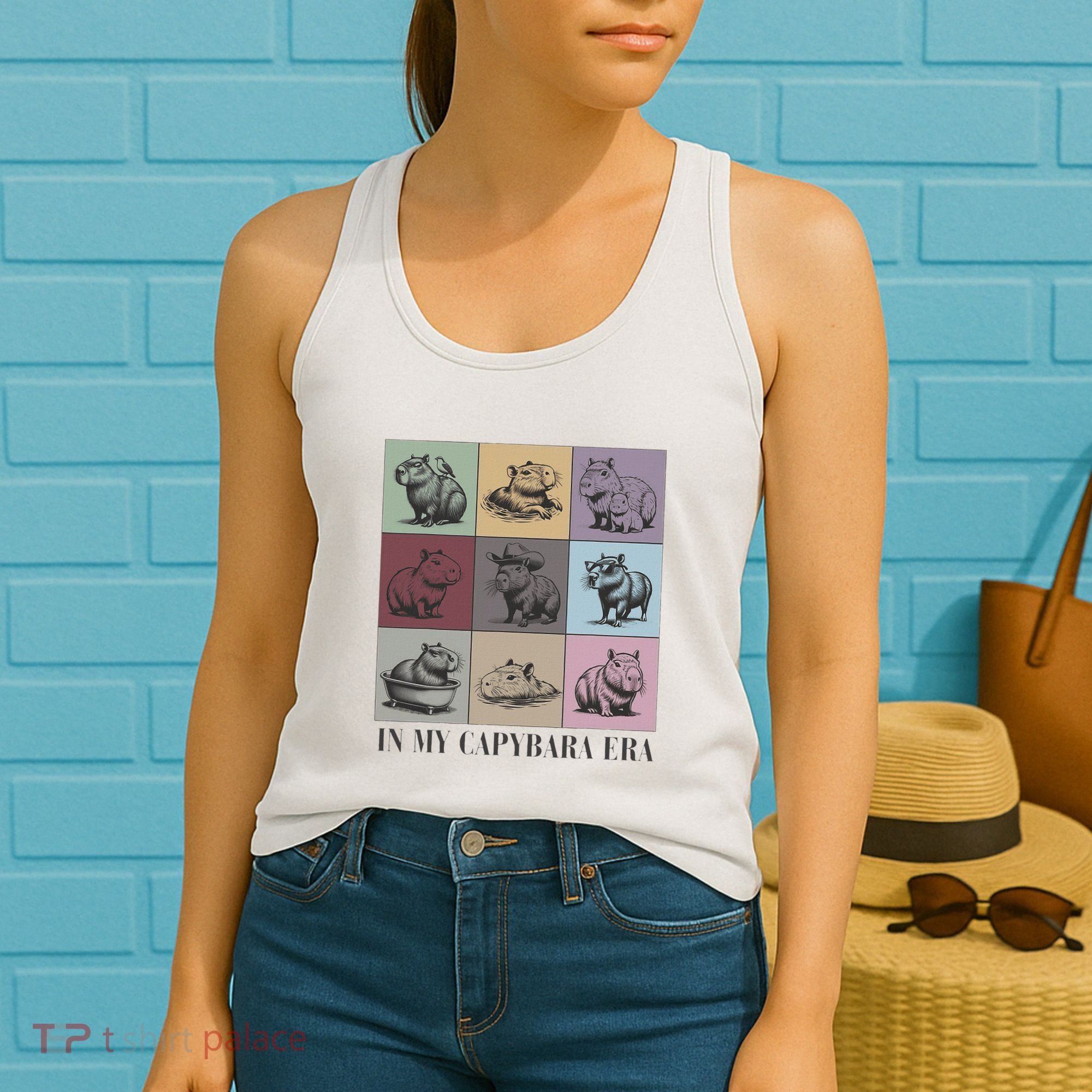 In My Capybara Era Capybara Lover Gift Women's Tank Top