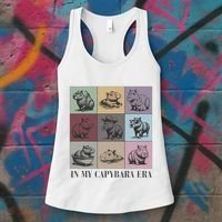 In My Capybara Era Capybara Lover Gift Women's Tank Top thumb 3