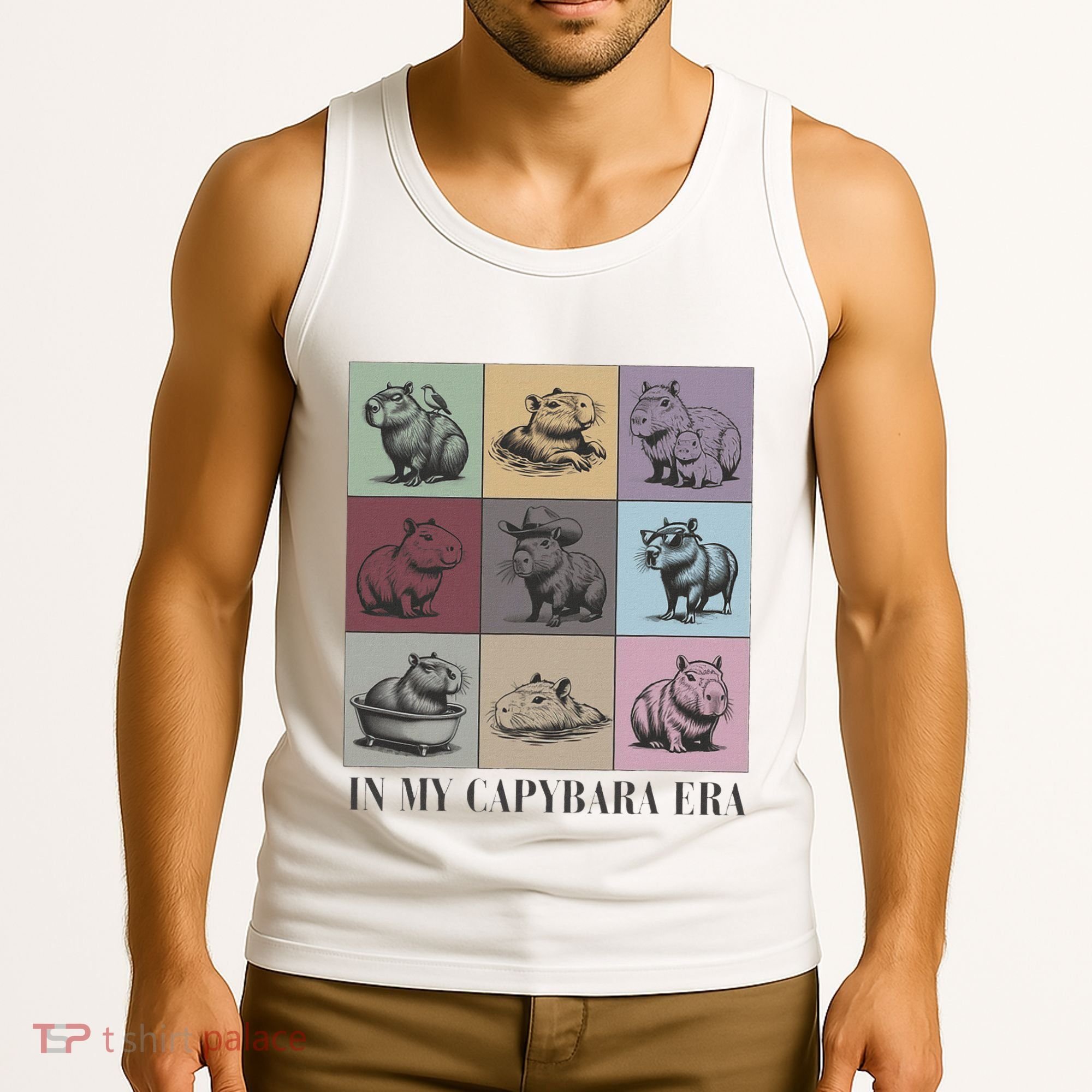 In My Capybara Era Capybara Lover Gift Tank Top