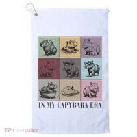 In My Capybara Era Capybara Lover Gift Golf Towel thumb 0
