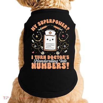 Icd Medical Coder Coding Worker Billing Handwriting Humor Doggie Tank