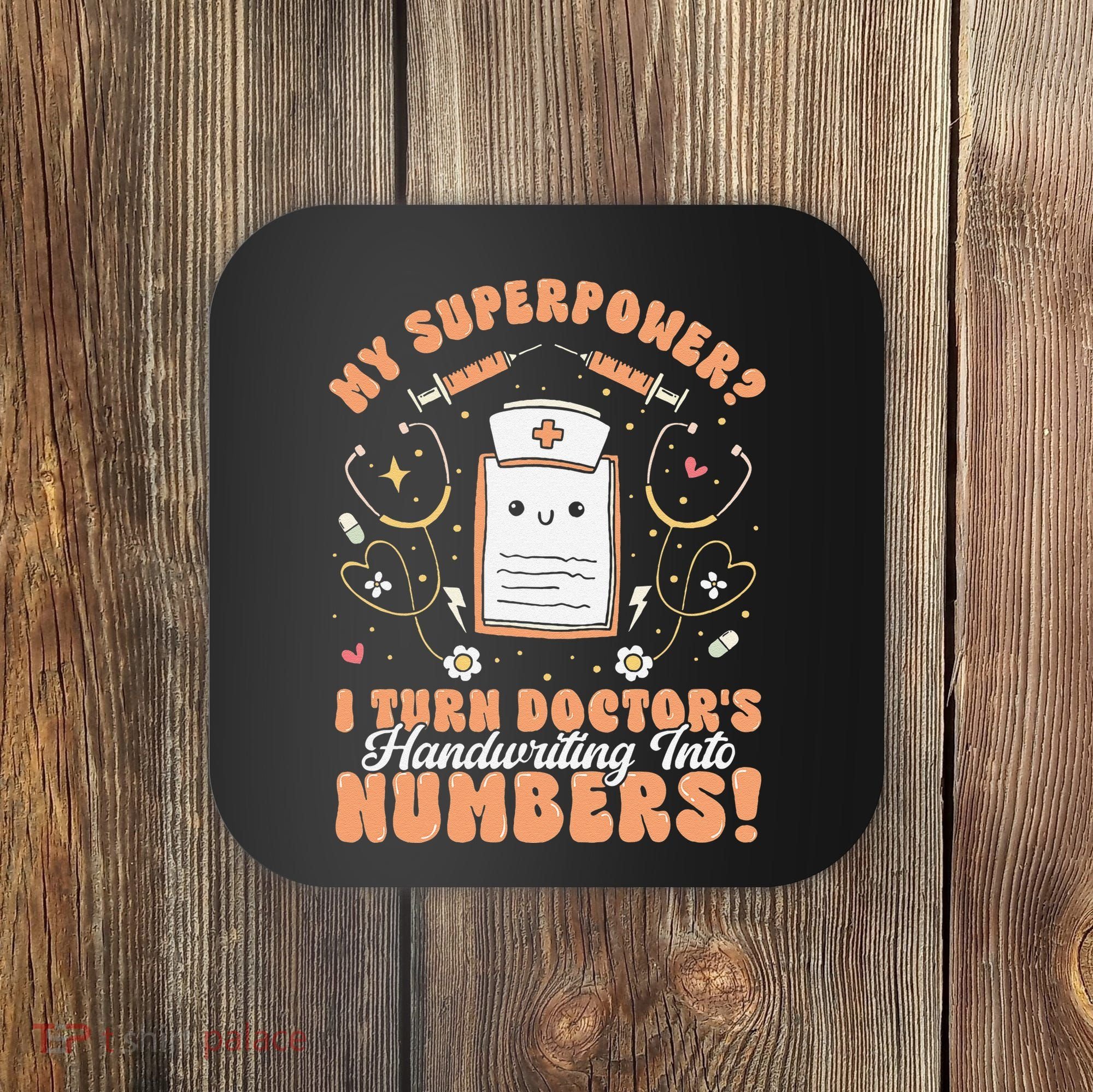 Icd Medical Coder Coding Worker Billing Handwriting Humor Coaster