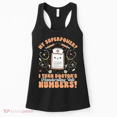 Icd Medical Coder Coding Worker Billing Handwriting Humor Women's Tank Top