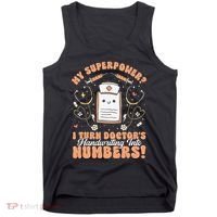 Icd Medical Coder Coding Worker Billing Handwriting Humor Tank Top thumb 0