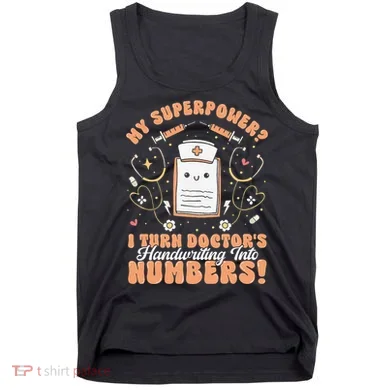 Icd Medical Coder Coding Worker Billing Handwriting Humor Tank Top