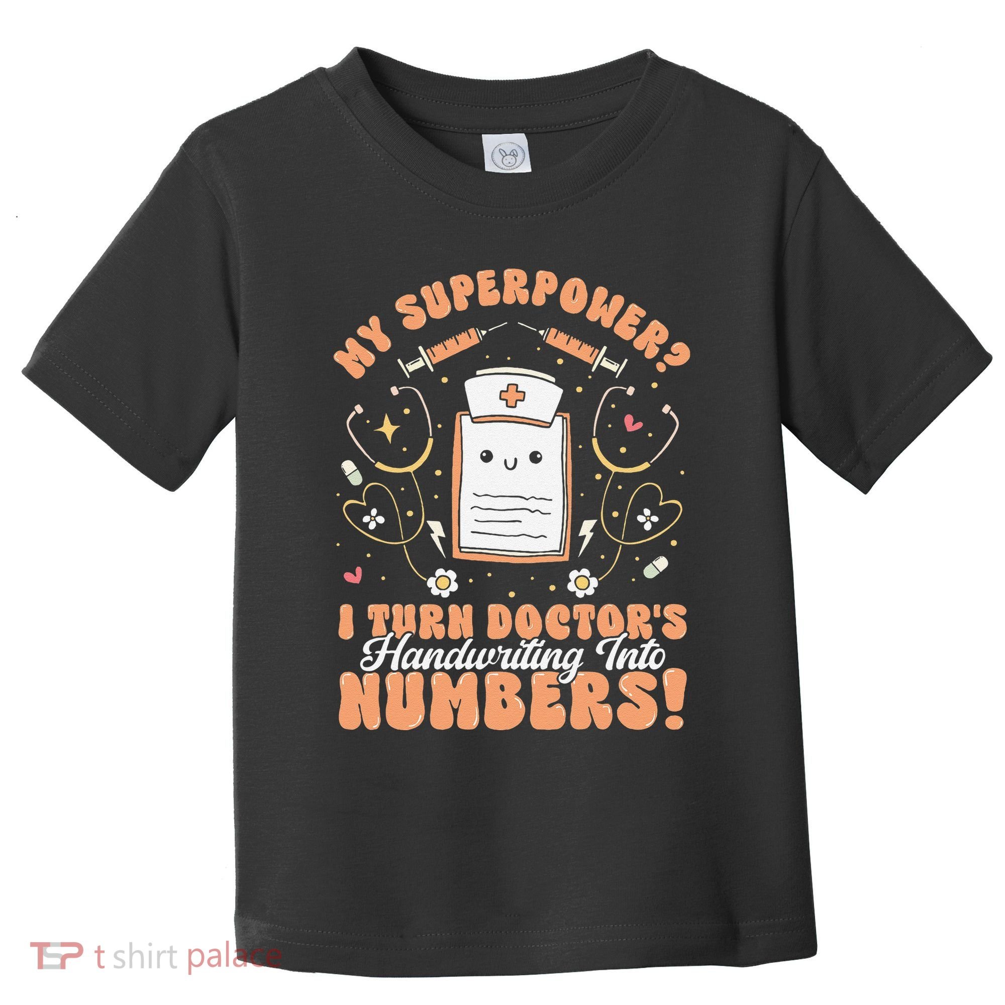 Icd Medical Coder Coding Worker Billing Handwriting Humor Toddler T-Shirt