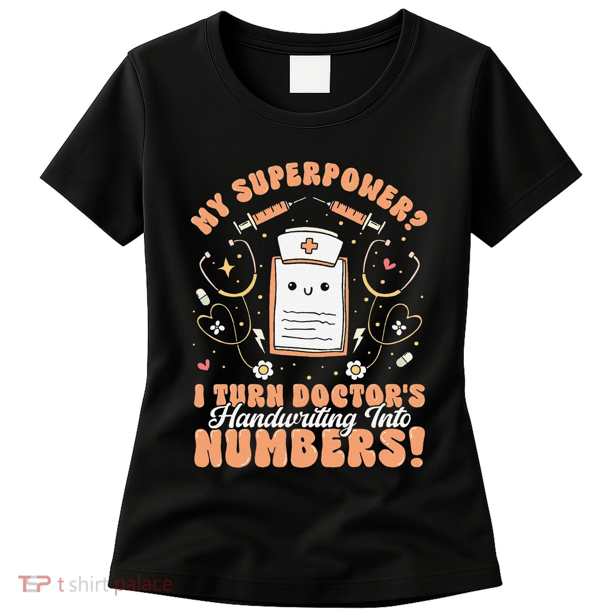 Icd Medical Coder Coding Worker Billing Handwriting Humor Women's T-Shirt