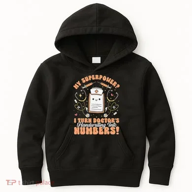 Icd Medical Coder Coding Worker Billing Handwriting Humor Kids Hoodie