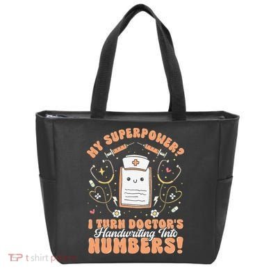 Icd Medical Coder Coding Worker Billing Handwriting Humor Tote Bag
