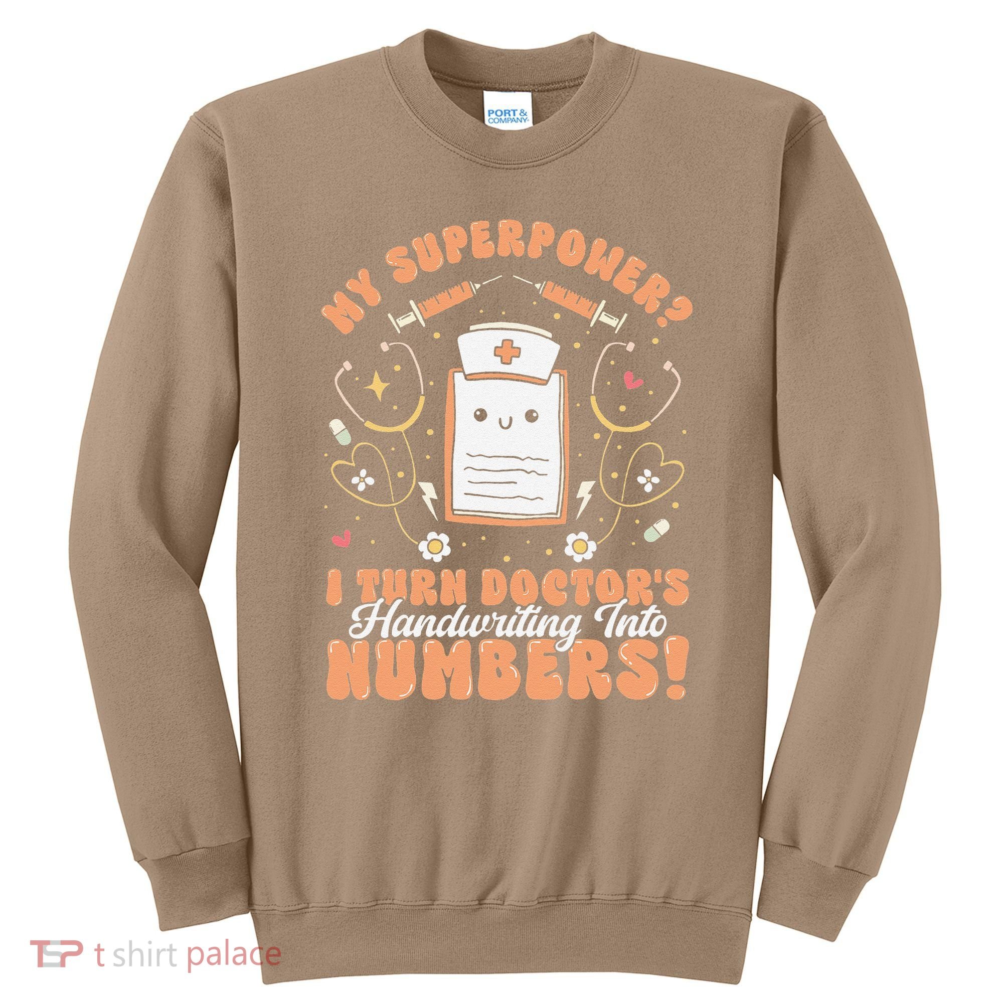 Icd Medical Coder Coding Worker Billing Handwriting Humor Sweatshirt