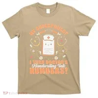Icd Medical Coder Coding Worker Billing Handwriting Humor T-Shirt thumb 0