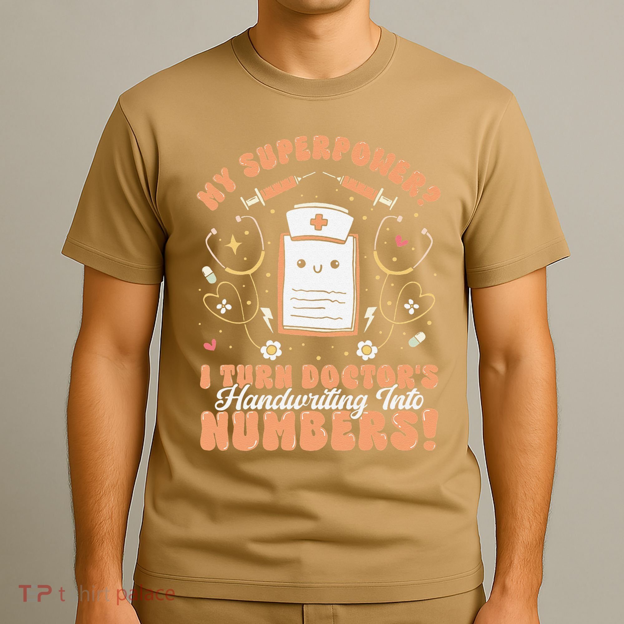 Icd Medical Coder Coding Worker Billing Handwriting Humor T-Shirt