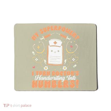 Icd Medical Coder Coding Worker Billing Handwriting Humor Mousepad