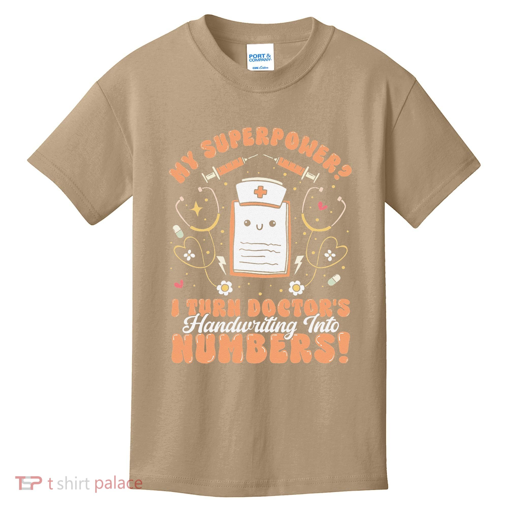 Icd Medical Coder Coding Worker Billing Handwriting Humor Kids T-Shirt