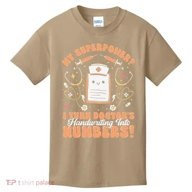 Icd Medical Coder Coding Worker Billing Handwriting Humor Kids T-Shirt