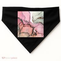 Ink Modern Contemporary Art Painting USA-Made Doggie Bandana thumb 0