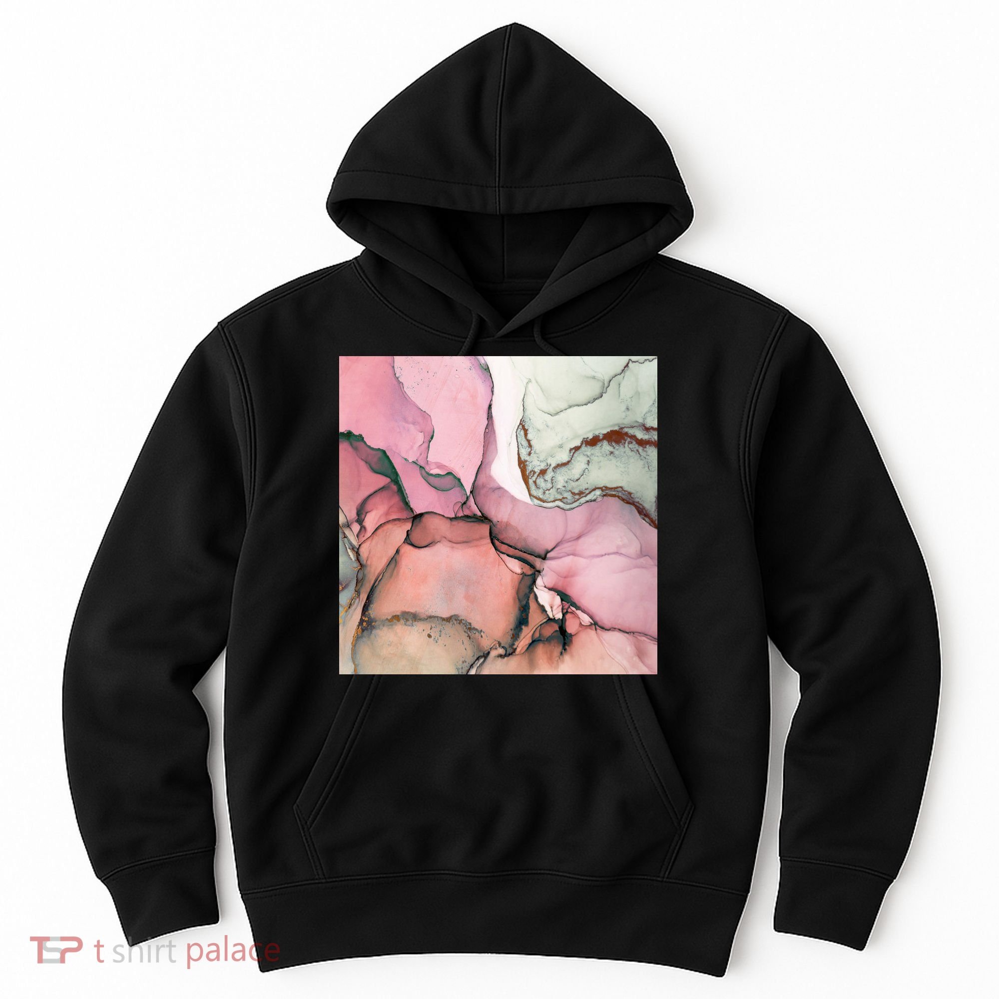 Ink Modern Contemporary Art Painting Hoodie