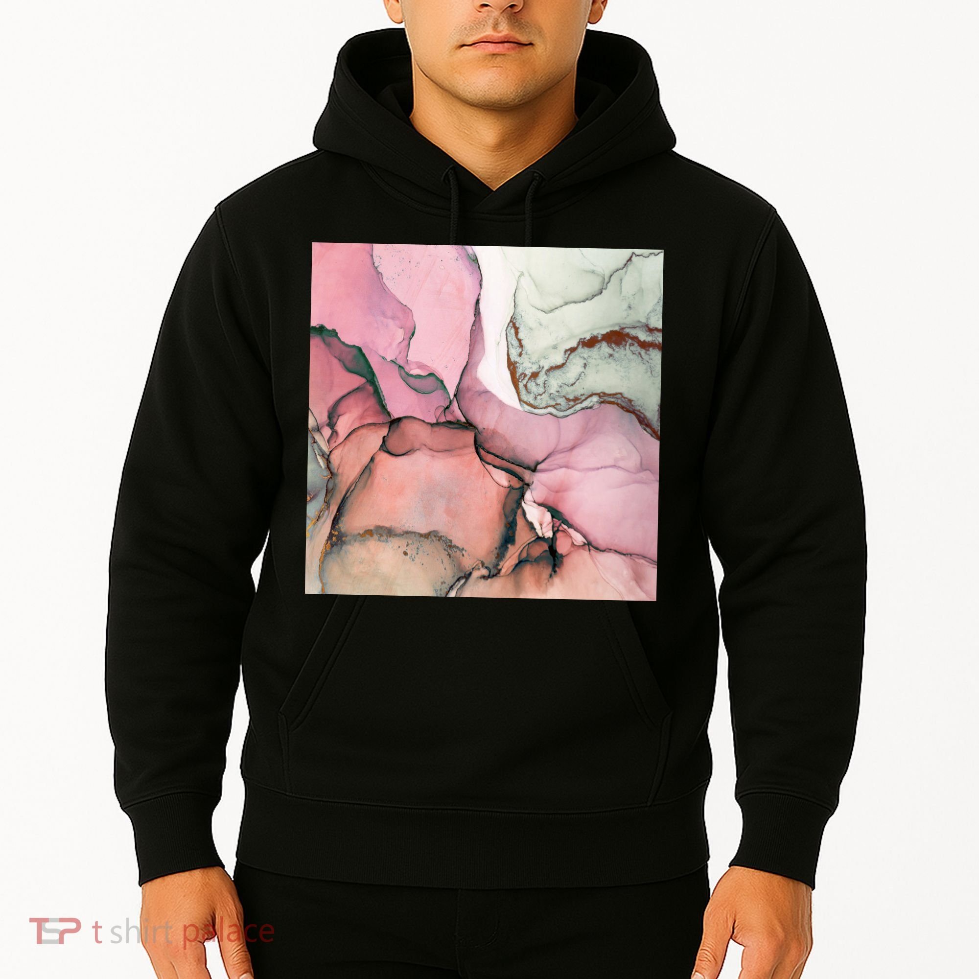 Ink Modern Contemporary Art Painting Hoodie