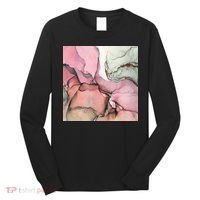 Ink Modern Contemporary Art Painting Long Sleeve Shirt thumb 0