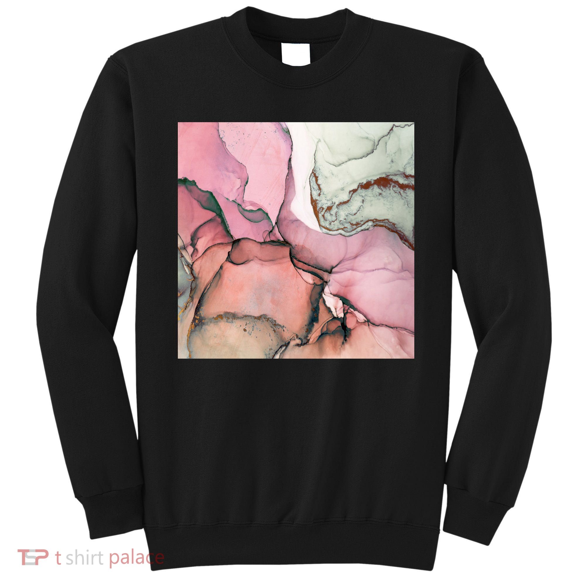 Ink Modern Contemporary Art Painting Sweatshirt