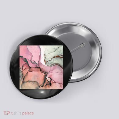 Ink Modern Contemporary Art Painting Button