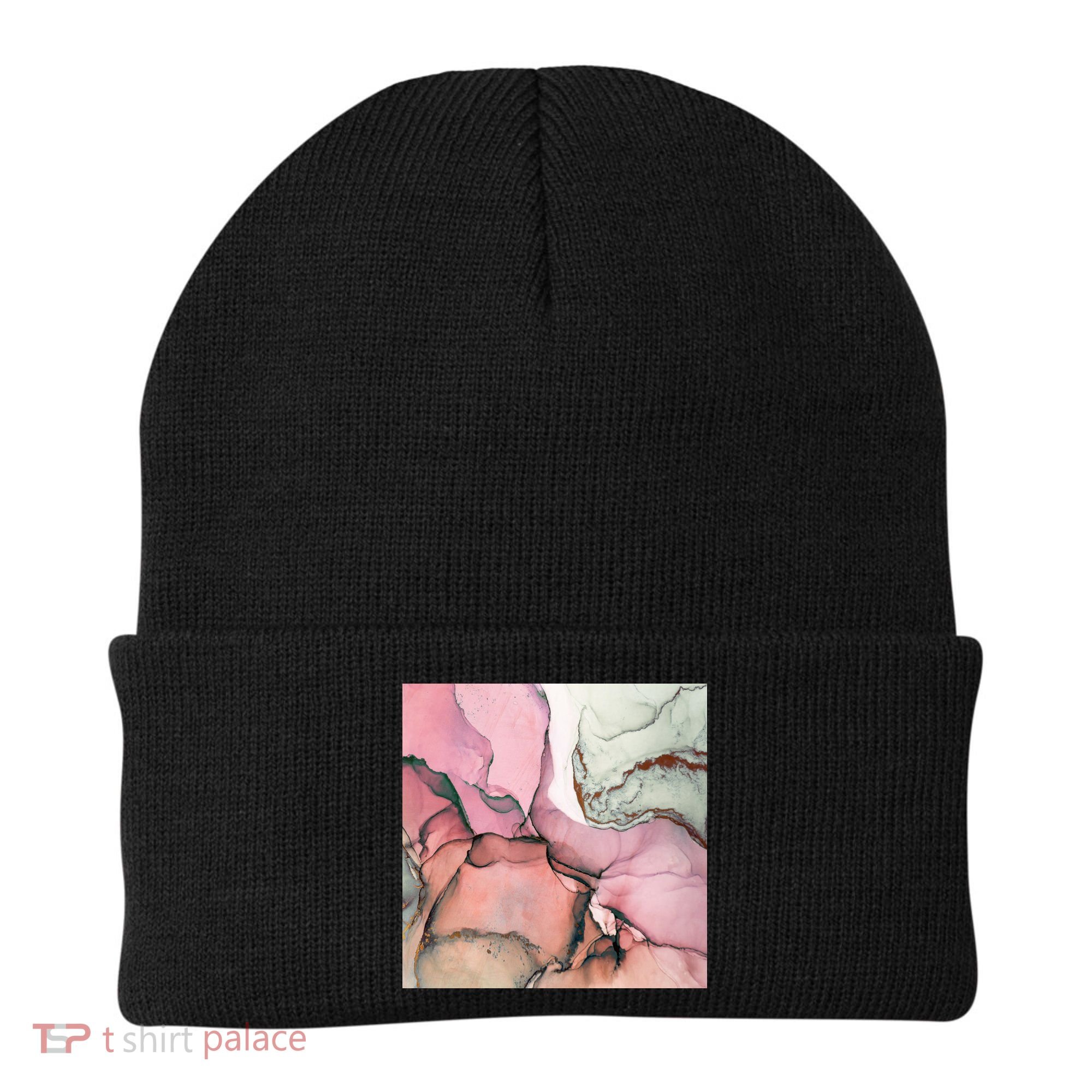 Ink Modern Contemporary Art Painting Beanie