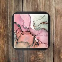 Ink Modern Contemporary Art Painting Coaster thumb 0