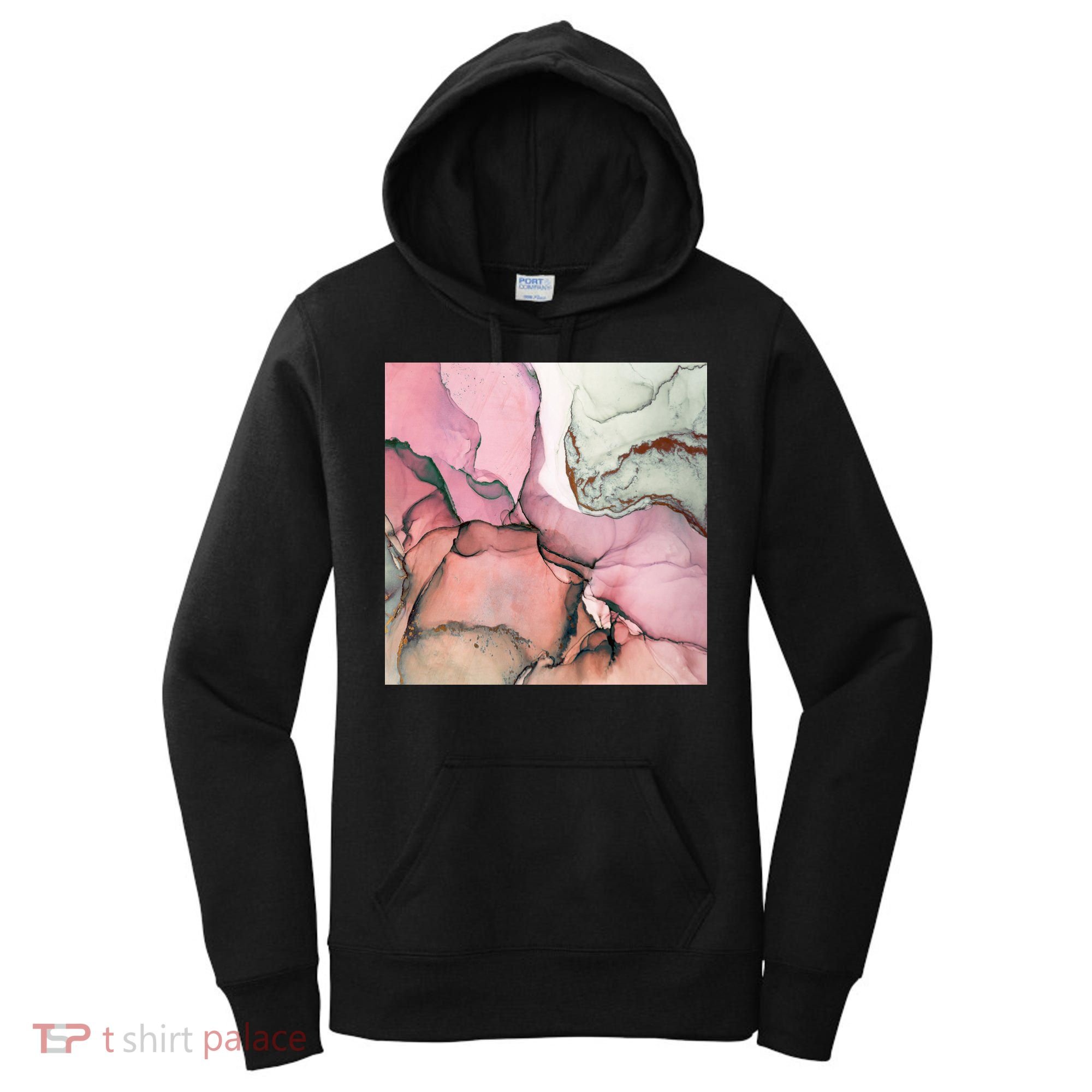 Ink Modern Contemporary Art Painting Women's Hoodie